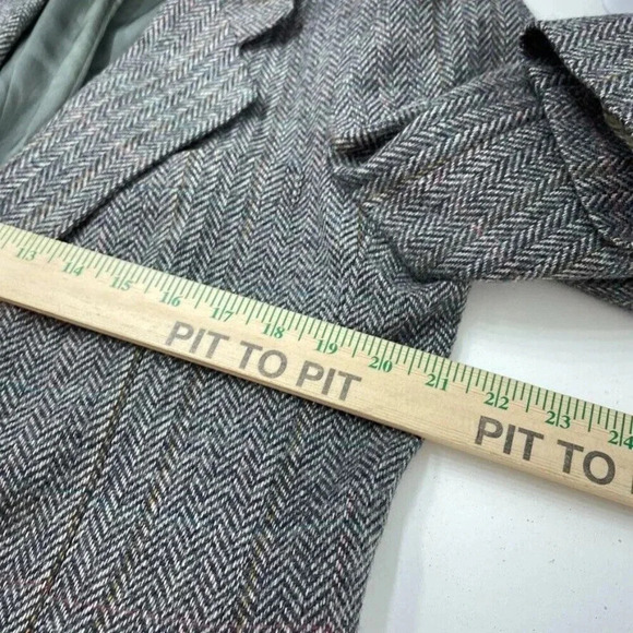 Vintage Levi's menswear wool Blazer Mens 42 gray 2801 - Picture 8 of 11